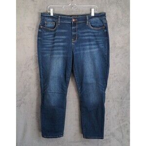 Judy Blue Jeans Women's 15/32 Blue Medium Wash Boyfriend Fit Stretch Denim